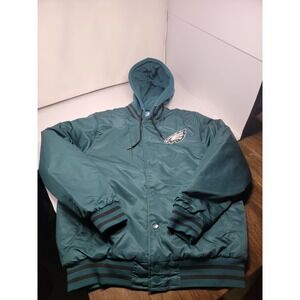 Philadelphia Eagles Ultra game hooded bomber jacket NWOT Sz Small